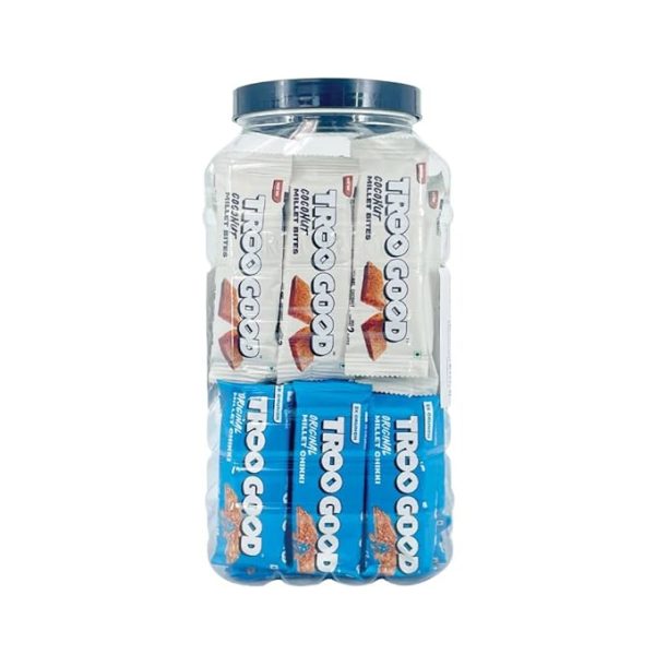 Assorted Millet Chikki (15g)+ Coconut Millet Chikki (15g) Combo Jar | Packed with Fiber and Protein
