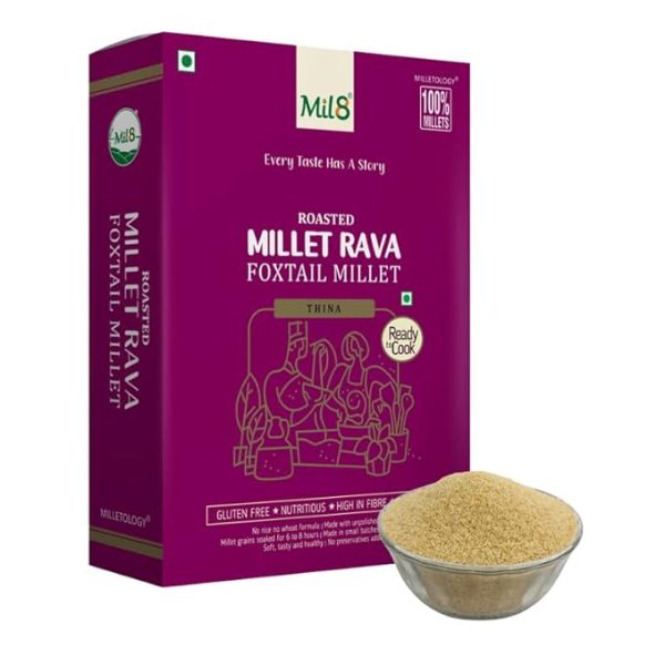 Foxtail Millet Rava – Flavorful & Nutritious Foxtail Millet Rava for Cooking (300gram)