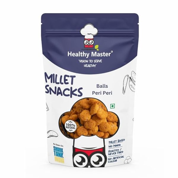 Millet Balls Peri Peri  (150 GM), Tasty & Healthy Snacks