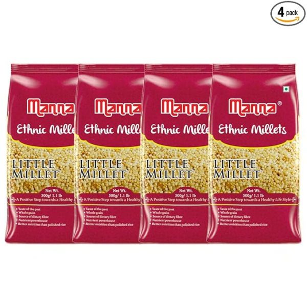 Little Millet Natural Grains 2kg (500g x 4 Packs) - (Kutki/Samai/Same/Samalu)