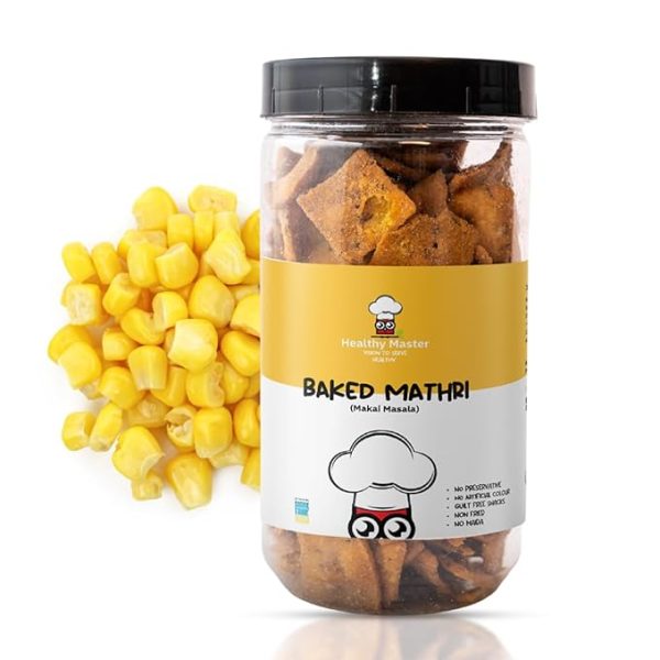 Baked Makai Masala Mathri 250g | HEALTHY Namkeen Snacks | Mathri Snacks