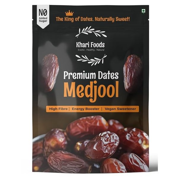 Premium Medjool Dates, Khajur/Khajoor Dry Fruits, High Fibre, Energy Booster  (400g)