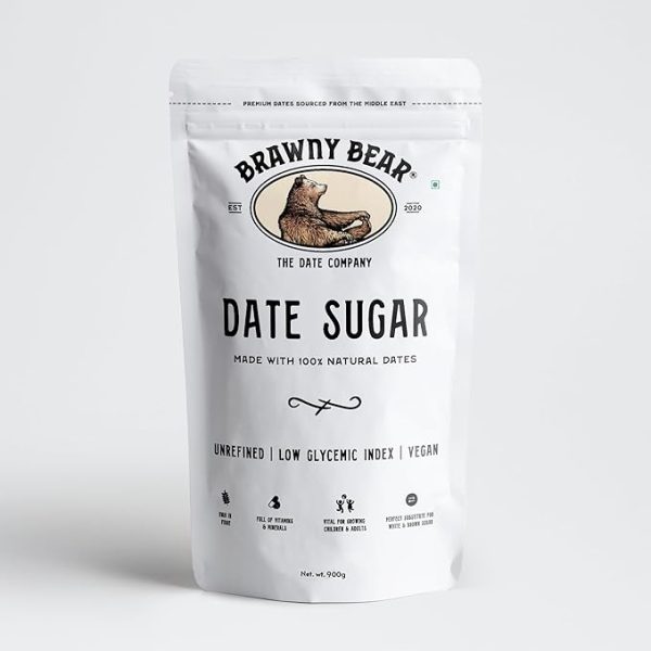 Date Powder, Date Sugar, Healthy Sugar Substitute for White & Brown Sugar