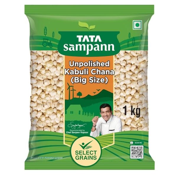 Tata Sampann Unpolished Kabuli Chana  1kg