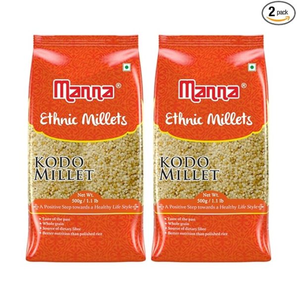 Millet 1kg UnPolished, Glycemic Index Value 30,  100% more Fibre than white rice. Natural Grains