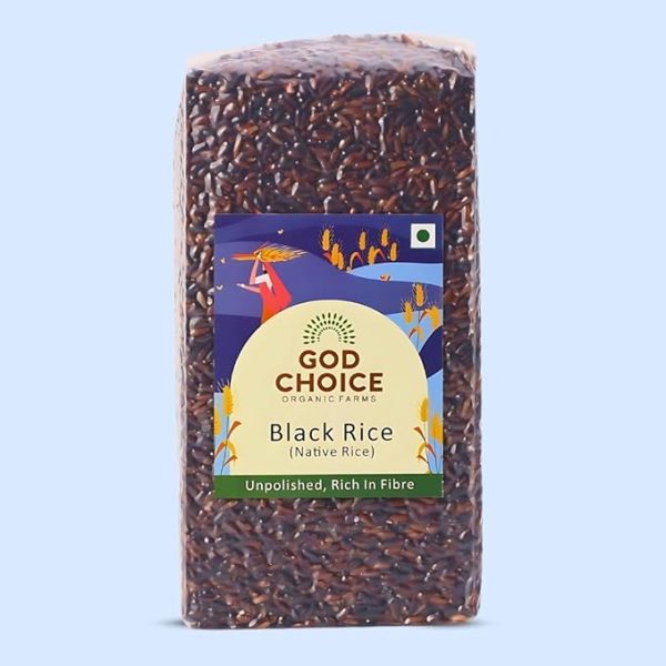 Organic Black Rice(1KG) | Native seeds | Vacuum packed
