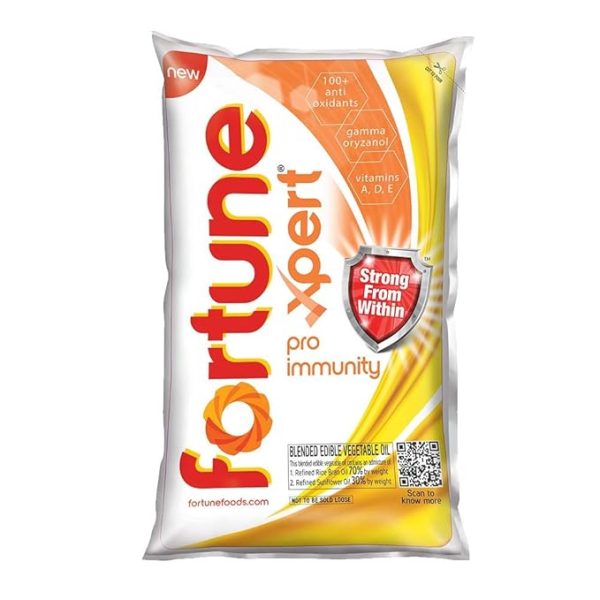 Blend of Rice Bran Oil & Refined Sunflower Oil |Oil to Boost Immunity 1L Pouch