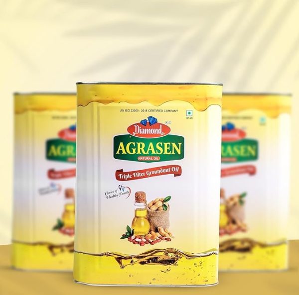 Cold pressed Groundnut 16.48 Litre / 15Kg / Ground Nut Cooking Oil