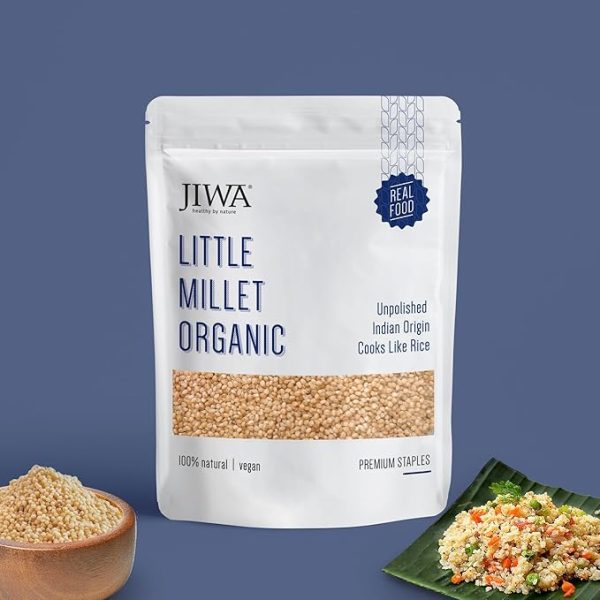Organic Little Millet | 100% Natural & Gluten Free Unpolished High Fiber Minor Millets  1 kg