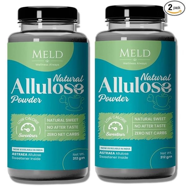Natural Allulose Powder - 312gmSugar Substitutes for Keto Diet | for Baking & Beverages(Combo Pack of 2)