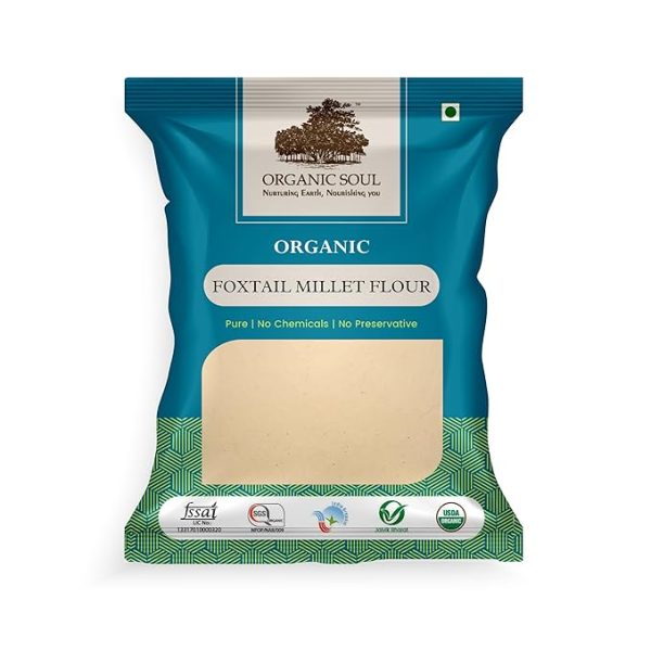 Organic Foxtail Millet Flour 450gm/Additives & Gluten Free