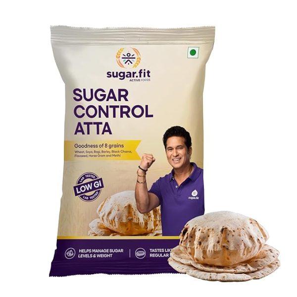 Sugar Control Atta 5Kg, 8-In-1 Multigrain Atta