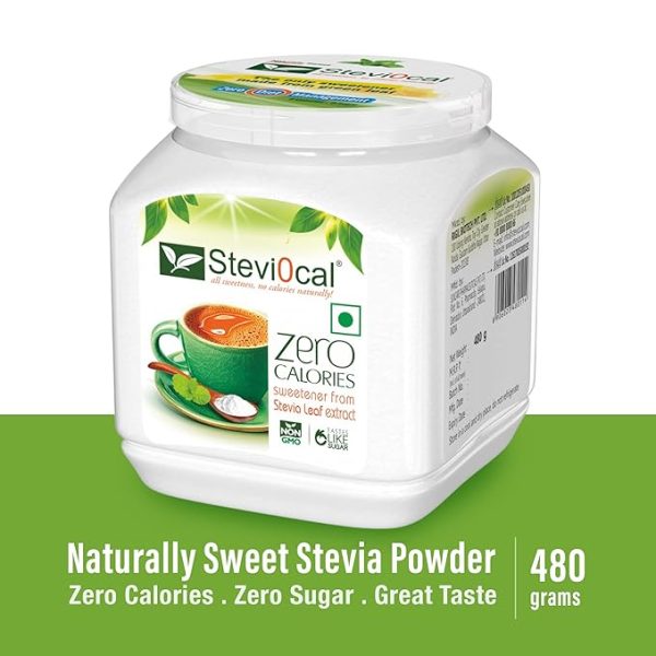 Stevia Sweetener Powder | 100% Sugar Free Natural 480 gm Jar