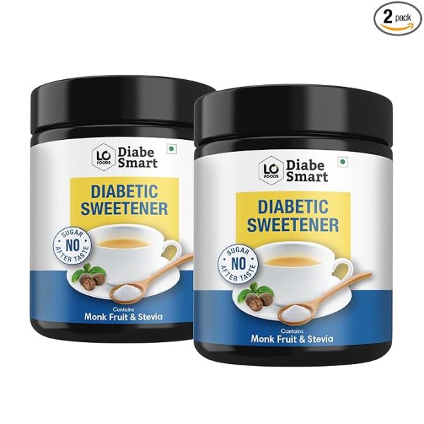Sweetener (2 X 200G)| With Monkfruit And Natura Stevia Sugar Free Powder