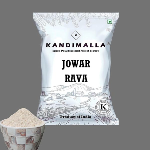 Kandimalla Jowar Rava | 500 gram | Sorghum Rava| Jowar Dalia|