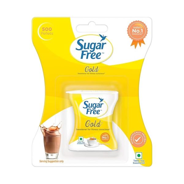 Sugar Free Gold, 500 Pellets| Sweet like Sugar with Low Calories 50g