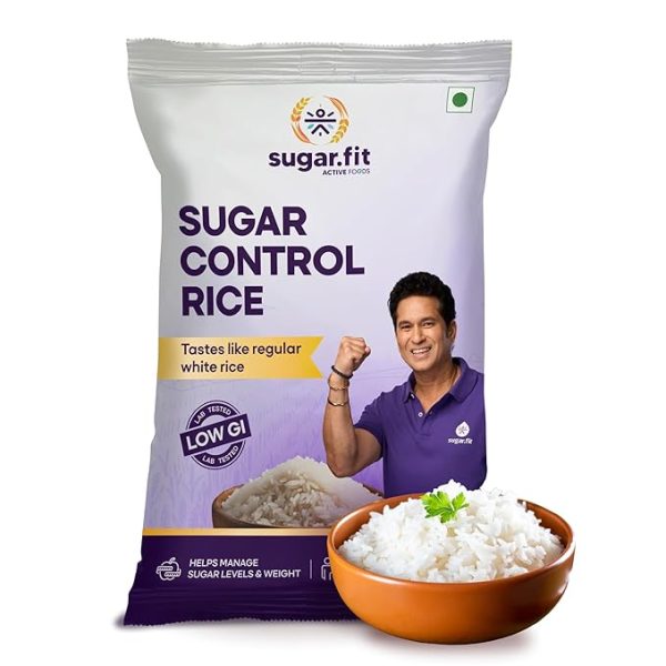 Sugar Control Rice -5kg,  Full Grain Raw, Lab Tested Low GI for Diabetic