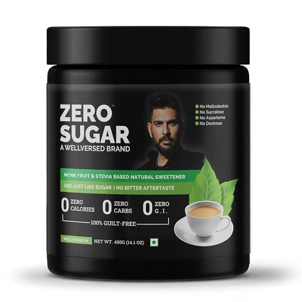 Sugar Stevia&Monk Fruit Sweetener|No Maltodextrin,No Aspartame (400G)