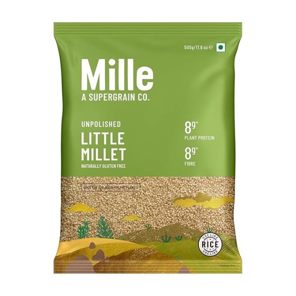 Little Millet Whole Grain | Ideal for Fasting | Unpolished, Toasted, High Grade Whole Grain, 500 g