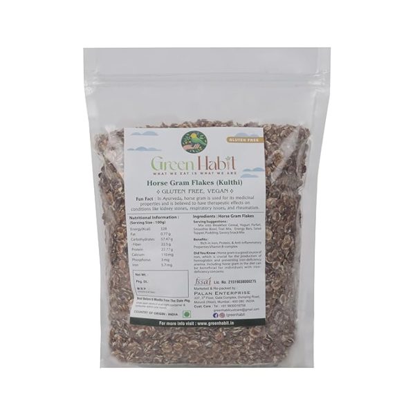 Horse Gram Flakes 1kg - Nutritious and Gluten High Fiber Breakfast