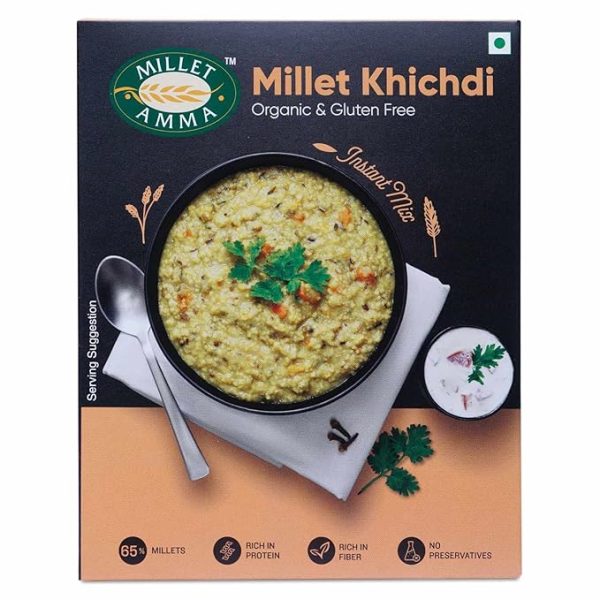 Millet Khichdi Mix | 250 Gms Pack | 65% Millet Content | Easy & Ready to Cook 100% Vegan