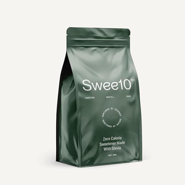 Natural Stevia Sweetener Pouch 300g | Sugar Free | Plant Based | Zero Calorie Sugar Substitute