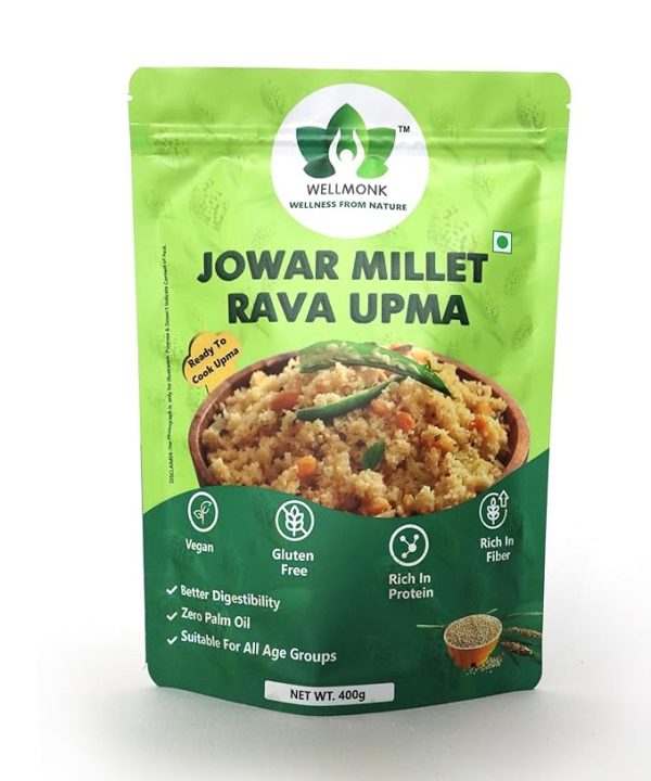 Jowar Millet Rava Upma 400g – Wholesome Instant Breakfast Mix
