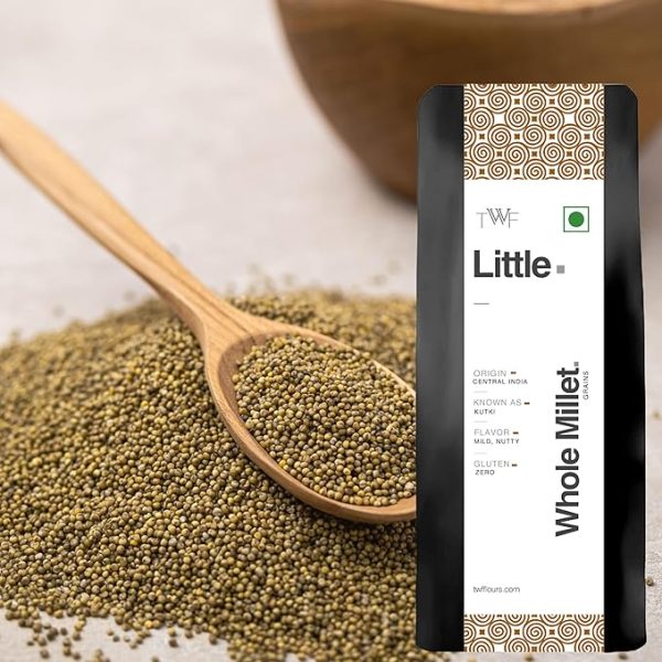 Unpolished Little Whole Millet Naturally Gluten-Free | Nutrient-Rich Supergrain (1 Kg)