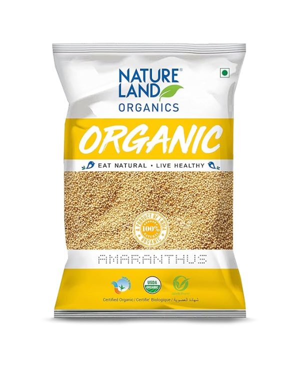 Natureland Organics Amaranth/Rajgira Sabut 500 Gm - Gluten Free