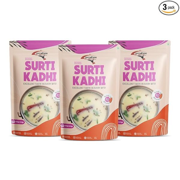 Ready to Eat & Cook Meal | 3-4 Servings Each | Pack of 3 (250 g) | After Cooking Gets 900GM to Serve