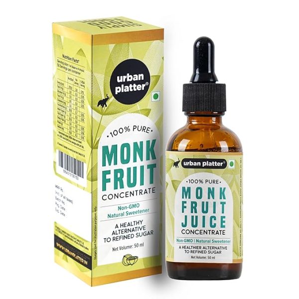 Monk Fruit Juice Concentrate, 50ml  100% Pure | Non-GMO | Natural Sweetener