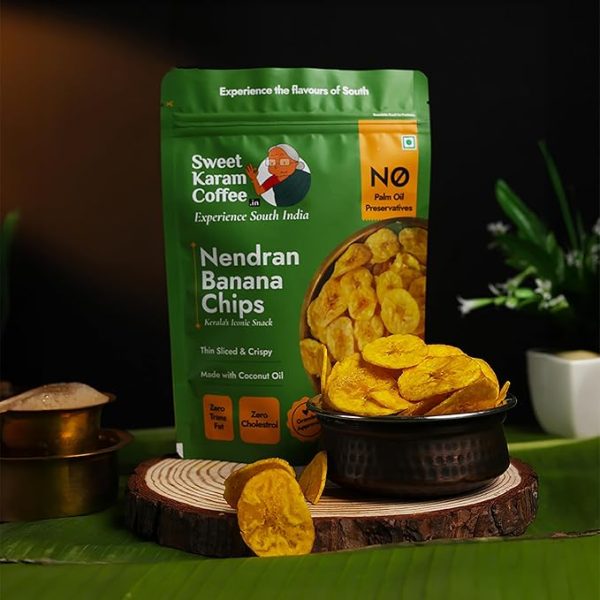 Banana Chips (Yellow Plaintain Wafers) | Made with 100% Coconut Oil | No Preservatives 200 Grams