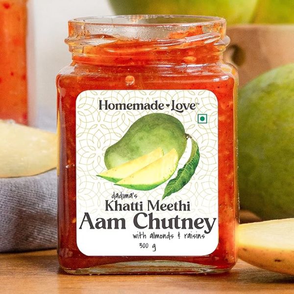 Homemade Love Mango Chutney Made with Raw Mangoes (300g)